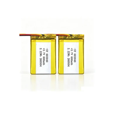 603040 Bluetooth Headphone Lithium Battery